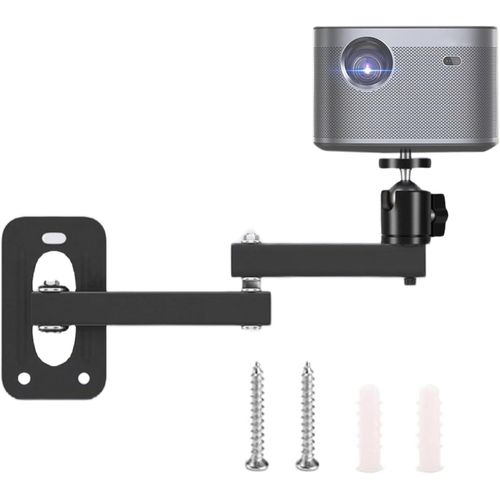 KALANKA-Support mural universel pour projecteur, support de plafond en métal, réglable à 360 °, pour projecteur, appareils de surveillance, 1 kit