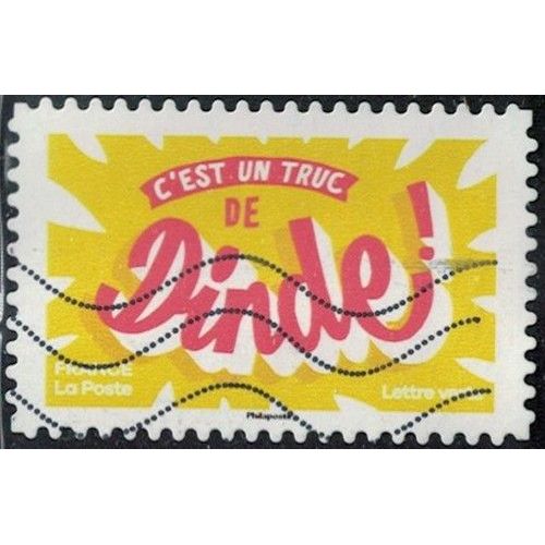 France 2024 Oblitéré Used Les Petits Mots Pour De Grandes Fêtes C'est Un Truc De Dinde
