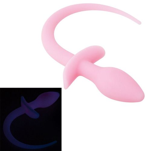 Sm-Produits Sexuels Passionnés En Silicone Pour Femme,Plug Anal Gecko À Queue,Fétiche Pour Jeux De Couple,Jouet Flirtant,Boutique 7.0 - Type Glow All Pink