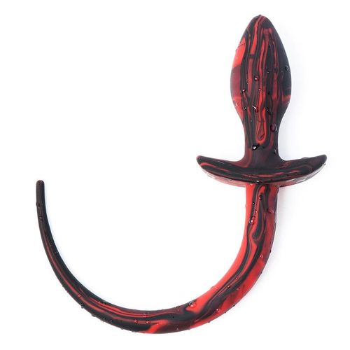Sm-Produits Sexuels Passionnés En Silicone Pour Femme,Plug Anal Gecko À Queue,Fétiche Pour Jeux De Couple,Jouet Flirtant,Boutique 7.0 - Type Red Black
