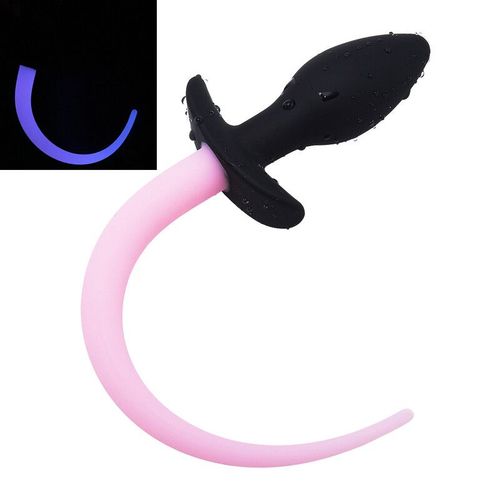 Sm-Produits Sexuels Passionnés En Silicone Pour Femme,Plug Anal Gecko À Queue,Fétiche Pour Jeux De Couple,Jouet Flirtant,Boutique 7.0 - Type Pink Glow Tail