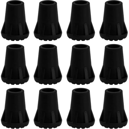 12 Pièces De Tête En Caoutchouc Pour Canne De Randonnée, Adaptées À La Plupart Des Protecteurs En Caoutchouc De Canne De Randonnée, Canne De Randonnée