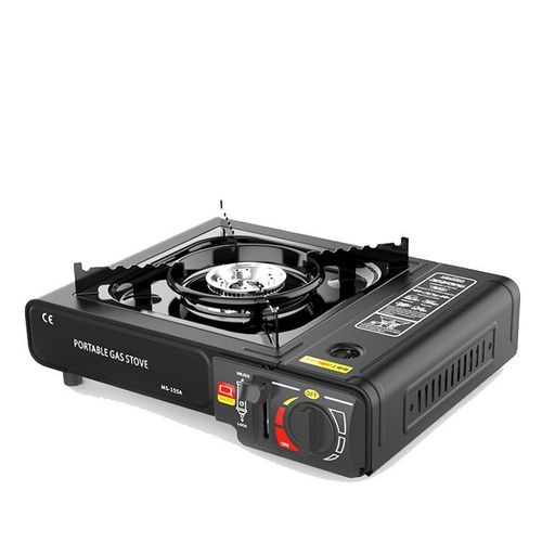 Réchaud à gaz portable avec étui de transport, réchaud à gaz de camping 2900 W, réchaud d'extérieur compact avec protection contre la surchauffe, adapté aux maisons et aux restaurants