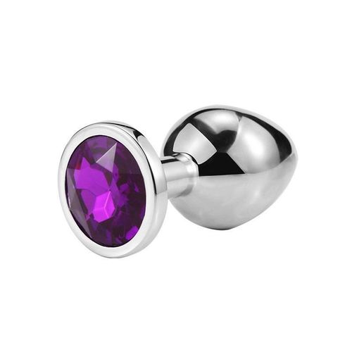 Jouets Anaux En Métal Doré De Luxe Pour Adultes,Entraîneur Anal,Plug Anal Bijou,Gay,Femmes,Hommes,Gay,Cadeaux Sexuels Pour Maire,Intérieur À Pro,3 Pièces - Type Dark Purple-S
