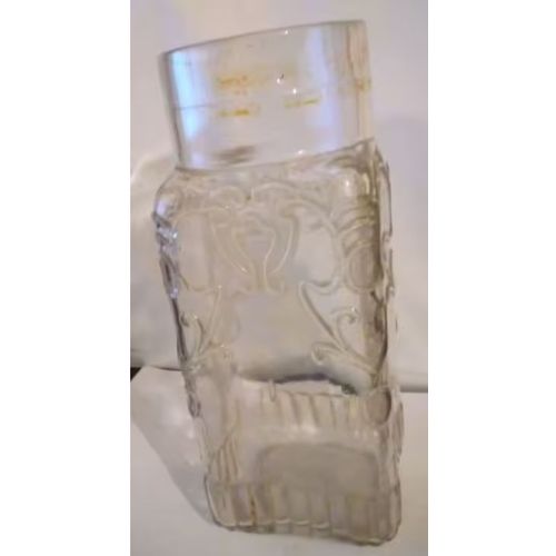 Petit Pot - Ancien - Pour Conserve De Cornichons Fait Maison - En Verre Epais - Sans Bouchon