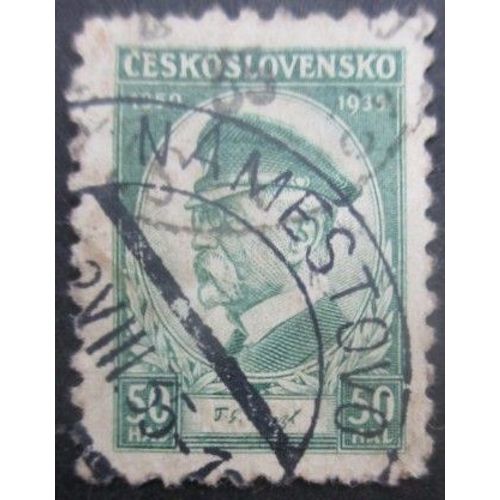Tchecoslovaquie N°292 Président Masaryk Oblitéré