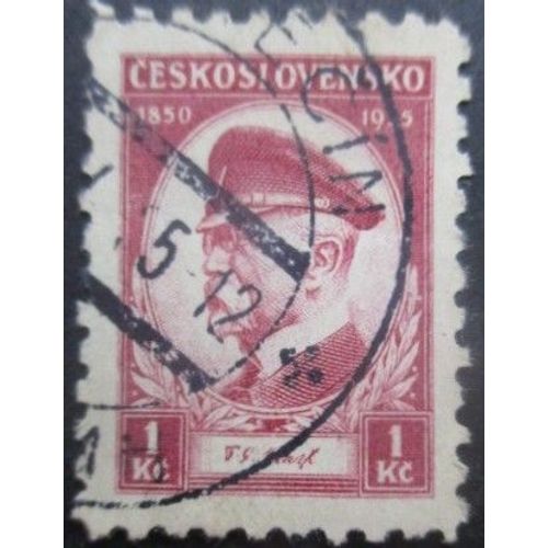 Tchecoslovaquie N°293 Président Masaryk Oblitéré