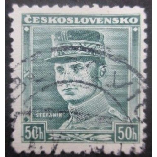 Tchecoslovaquie N°298 Général Stéfanik Oblitéré