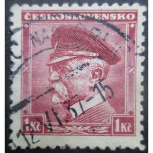 Tchecoslovaquie N°302 Président Masaryk Oblitéré