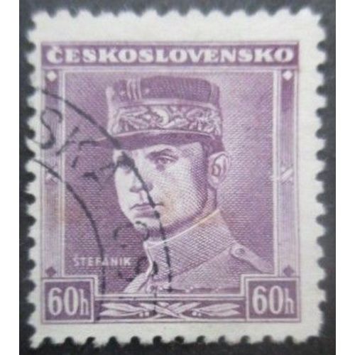 Tchecoslovaquie N°310 Général Stéfanik Oblitéré