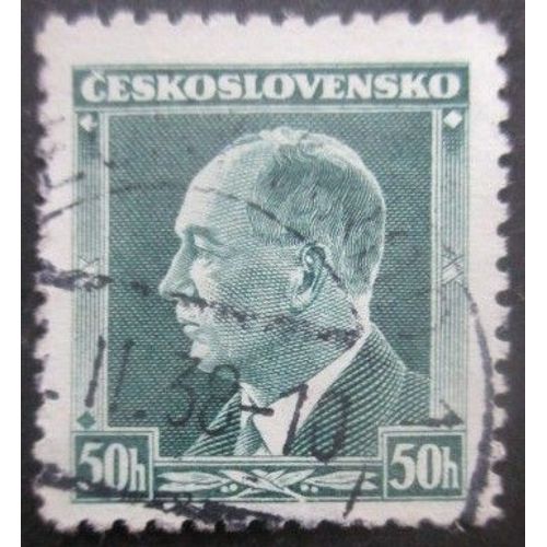Tchecoslovaquie N°324 Président Bénès Oblitéré