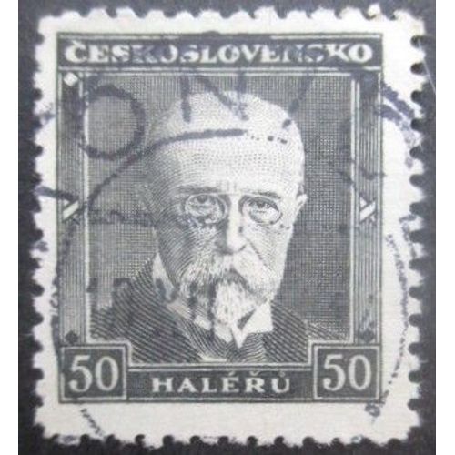 Tchecoslovaquie N°331 Président Masaryk Oblitéré