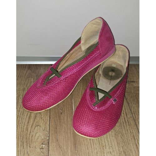 Chaussures Plates Dorotennis Mules Femme 37 Rose Framboise Neuves Jamais Portées - Confort Et Maintient