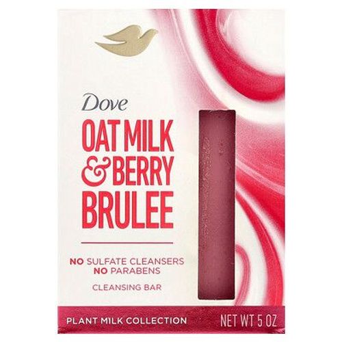 Dove, Pain De Savon Nettoyant, Lait D'avoine Et Crème Brûlée Aux Baies, 140 G 