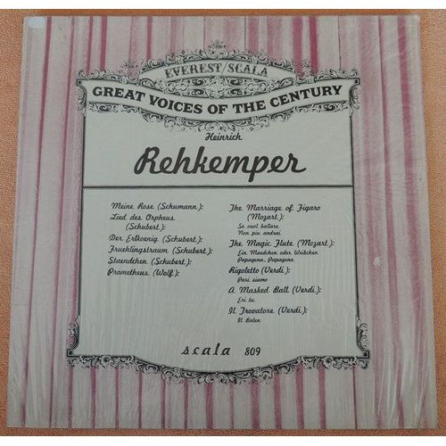 Heinrich Rehkemper – Great Voices Of The Century