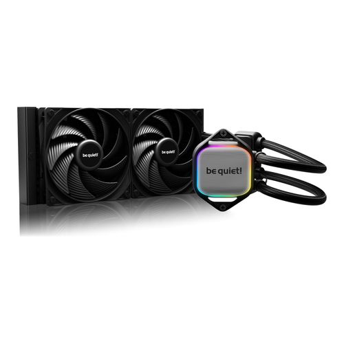 be quiet! Pure Loop 2 - Système de refroidissement liquide de processeur - Taille de radiateur : 240 mm - (pour : LGA1700, LGA1200, LGA1150, LGA1151, LGA1155, AM5, AM4) - cuivre - 120 mm - noir