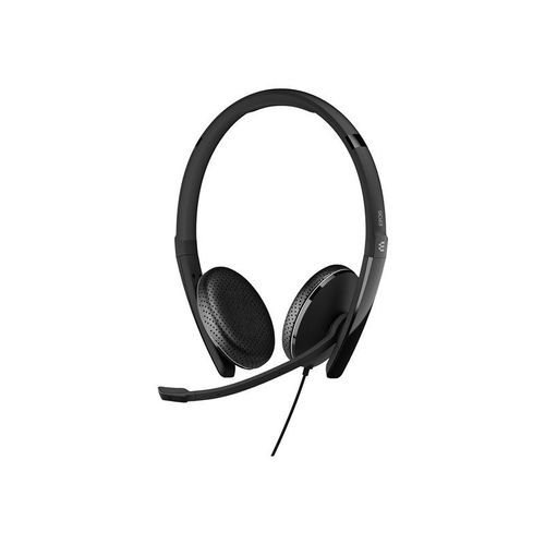 EPOS ADAPT 165 USB II - Micro-casque - sur-oreille - filaire - USB, jack 3,5mm - noir - Optimisé pour la CU