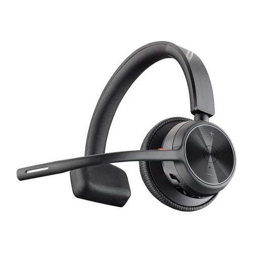 Poly Voyager 4300 UC Series 4310 - Micro-casque - sur-oreille - Bluetooth - sans fil - USB-A - certifié Zoom