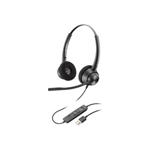 Poly EncorePro 310 - EncorePro 300 series - micro-casque - sur-oreille - filaire - USB-A - noir