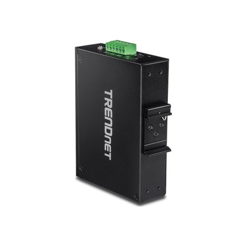 TRENDnet TI-PG62 - Commutateur - non géré - 4 x 10/100/1000 (PoE+) + 1 x SFP Gigabit partagé + 1 x Gigabit SFP + 1 x 10/100/1000 partagé - Montage sur rail DIN, fixation murale - PoE+ (120 W) -...