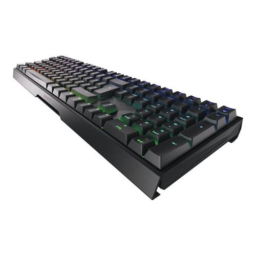 CHERRY MX 3.0S - Clavier - backlit - sans fil - 2.4 GHz, Bluetooth 5.2 - QWERTY - R.-U. - commutateur : CHERRY MX Red - noir