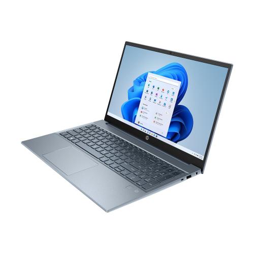 HP Pavilion Laptop 15-eh3026nf - Ryzen 5 7530U 16 Go RAM 512 Go SSD Bleu AZERTY
