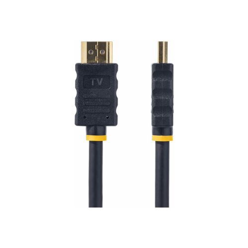 StarTech.com Câble HDMI haute vitesse actif Ultra HD 4k x 2k de 5m - Cordon HDMI vers HDMI avec amplificateur de signal - M/M - Noir - Câble HDMI - HDMI mâle pour HDMI mâle - 5 m - double...