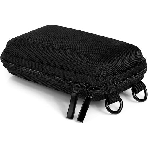 Hardcase Pure Black S Housse Sacoche pour Appareil Photo Compact avec bandoulière et Boucle de Ceinture - Noir - CyberShot DSC WX350 W810 W830 - Pixpro FZ43 FZ51 FZ55 - Realishot DC5200.[V348]