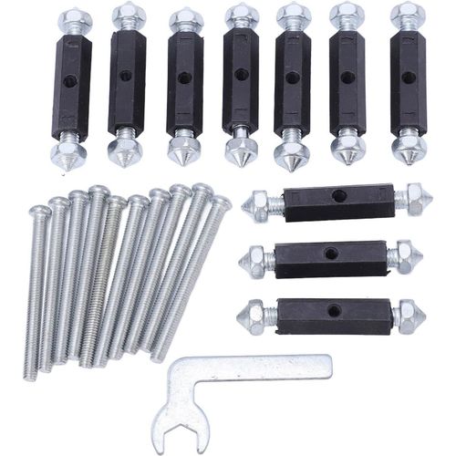 Boîte de Jonction Support Tige, Réparation de Boîtier électrique, Interrupteur D'installation Rapide en Acier Allié Cassette de Prise Dispositif Support Rod Switch Réparateur de Prise avec Clé(#2)