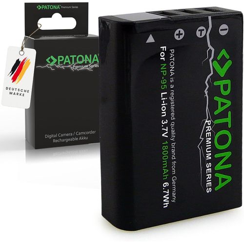 Premium NP-95 Batterie 1800mAh Compatible avec Fuji Fujifilm FinePix F30 F31fd Real 3D W1 XS1 X30 X70 X100 X100S X100T X 30 70 100 100S 100T F 30 31 FD NP95 NP 95.[V418]