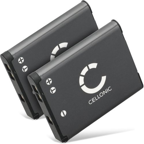 2X Batterie EN-EL19 NP-BJ1 Compatible avec Nikon CoolPix W150 W100 S6900 S3500 S3100 S33 S3300 S4300 S2600 ENEL19 700mAh 3.6V - 3.7V.[V164]