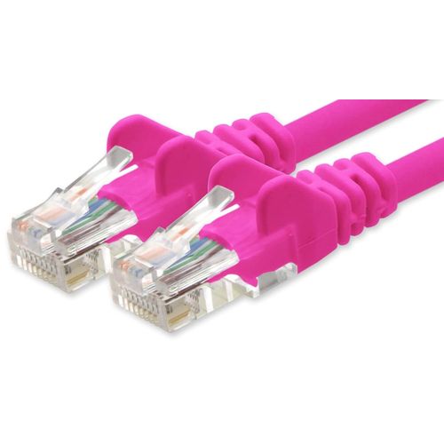Câble réseau Cat.6 - Magenta - 1x - 3,0 m - Câble Ethernet CAT6 Câble Lanka Câble patch 1000 Mbits
