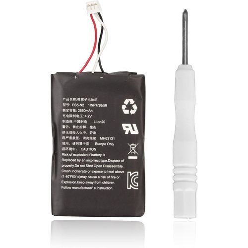 Remplacement De La Batterie Du Contrôleur Ps5, Batterie 2650 Mah Pour Manette Sans Fil Cfi¿Zct1w, Batterie Du Contrôleur Ps5, Batterie 9,7 Wh 3,65 V