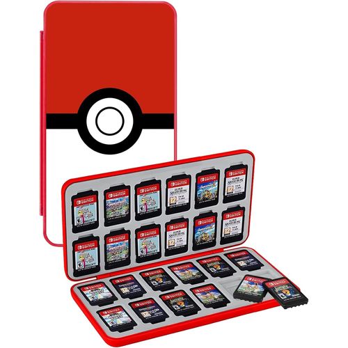 Étui Pour Jeux Switch, Boîte De Rangement Pour Cartouches De Jeux Nintendo Switch,Boîtier Housse De Protection Portable Avec 24 Support Des Ns Jeux Cartes Organisateur Conteneur