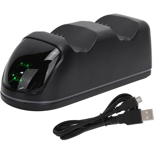 Chargeur Double Contrôleur, Station De Compatible Avec Le Contrôleur De Manette Ps4 Plug And Play Dc 5v 800ma Tension D'entrée