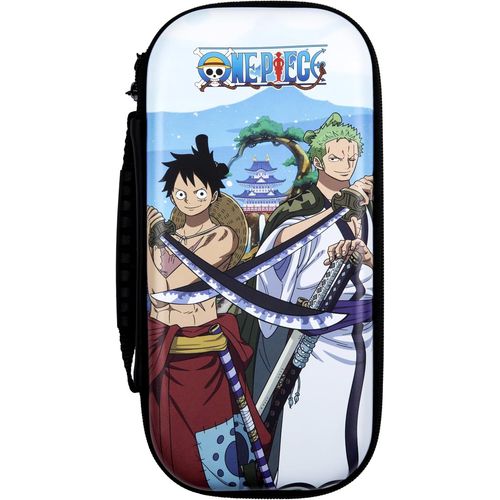 One Piece Housse De Protection Et Transport Pour Nintendo Switch, Switch Lite Et Switch Oled - Rangement 8 Jeux - Motif Wano Luffy Et Zoro