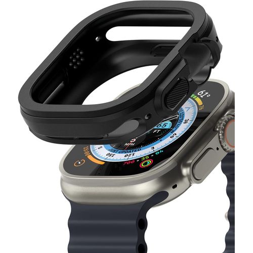 Coque Compatible Avec Apple Watch Ultra 2/1 49mm Air Sports Étui Souple Tpu Protecteur Anti-Rayures Pour Montre Connectée Apple Watch Ultra 49mm - Black.[V1126]