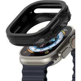 Coque Compatible Avec Apple Watch Ultra 2/1 49mm Air Sports Étui Souple Tpu Protecteur Anti-Rayures Pour Montre Connectée Apple Watch Ultra 49mm - Black.[V1126]