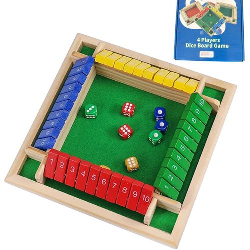 Shut The Box Jeu En Bois Jeu De Plateau En Bois Boîte De Jeux Éducatifs En Bois Adultes Et Enfants Jeux De Société En Bois Jeux Mathématiques Pour Salle De Classe Maison Fête Ou Pub.[E2770]