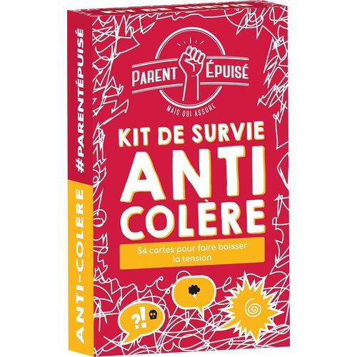 Funomenum - Parent Epuisé : Kit De Survie Anti Colère - Jeux De Société - Jeux De Cartes - Jeux Enfants À Partir De 4 Ans - 2 Joueurs - Version Française.[E1700]