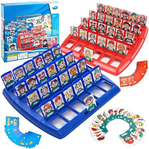 Qui Est-Ce, Qui Est Ce Jeux De Societe, Jeu De Devine Qui Je Suis, Jeu De Devinettes Raisonnement Cartes À Deviner, Jeu De Devinettes Classique, Jeu Qui Est Ce, Pour Famille Parents Enfants .[E1735]