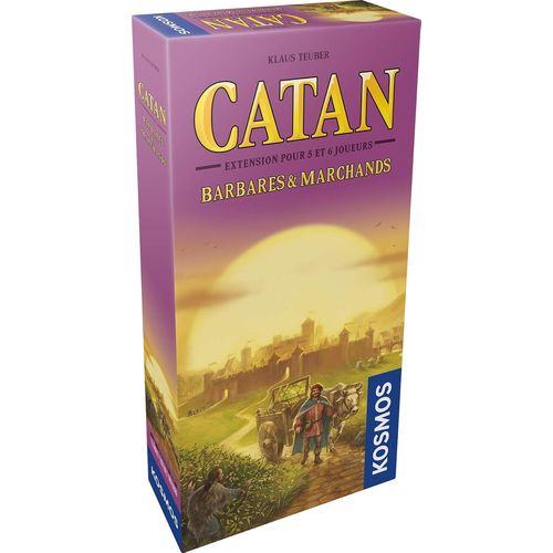 Catan - Extension : Barbares Et Marchands - 5/6 Joueurs - - Jeu De Société - Jeu De Plateau - Jeu De Stratégie.[E1371]
