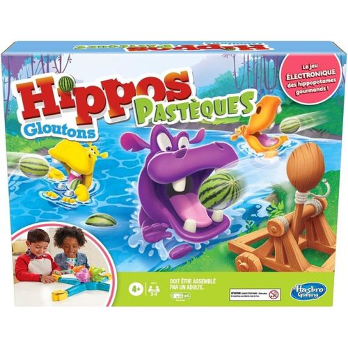 Hippos Gloutons Pastèques, Jeu Pour Enfants, À Partir De 4 Ans, Jeu Électronique Préscolaire Pour 2 À 4 Joueurs.[E1880]