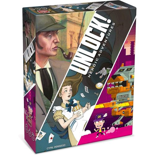 Unlock Heroic Adventures Sherlock Holmes Jeu De Société Édition En Italien, Scunl05it, Multicolore.[E3088]