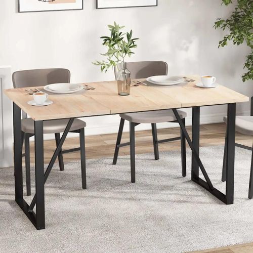 Dessus De Table 3 Pcs 80x47x2,5cm Rectangulaire Bois Pin Massif