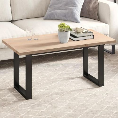 Dessus De Table 100x50x2,5 Cm Rectangulaire Bois De Pin Massif