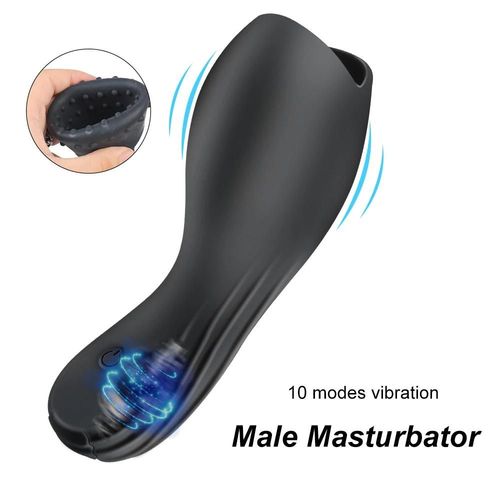 Vibromasseur À Succion De Gland Pour Hommes, Masturbateur Masculin, Pompe À Pénis, Exercice De Coq, Retard D'éjaculation, Pointes, Jouets Sexuels, Allumer Erie, 7.0 Black