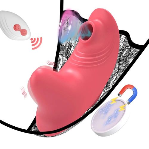 Culotte Vibrante Ventouse De Clitoris Pour Femmes Stimulateur De Succion De Clitoris Jouet Sexuel Vibrateur Féminin Jouets Érotiques Sexy Filles Adultes Boutique Cd54-Red Box