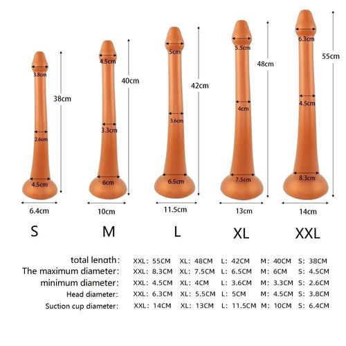 Plug Anal Long De Cinq Tailles, Tentacule Animal, Énorme Gode, Plug Anal, Massage Vaginal Pour Femmes, Stimulateur De Pénétration Anale, Jouets Pour Adultes Gloden Xxl
