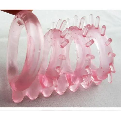 Master Triple Ticklers Anneau Pénien Produits Sexuels Passion Silicone Pour Hommes Solaire Érotique Extension Retard Pénis Anneaux Jouets Sexuels Pink